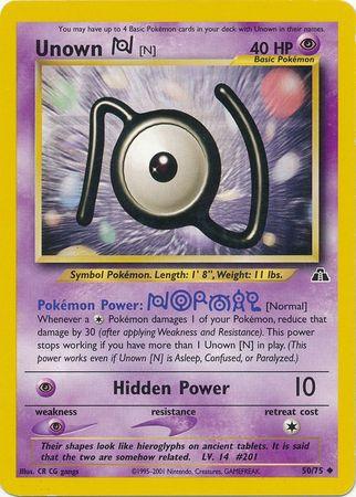 Unown [N] (50/75) [Neo Discovery Unlimited] (Online Only)