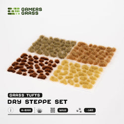 Gamers Grass Tufts: Dry Steppe Set- Wild (ONLINE ORDER ONLY)