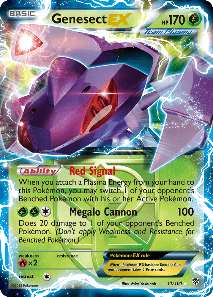 Genesect EX (11/101) [Black & White: Plasma Blast] (Online Only)