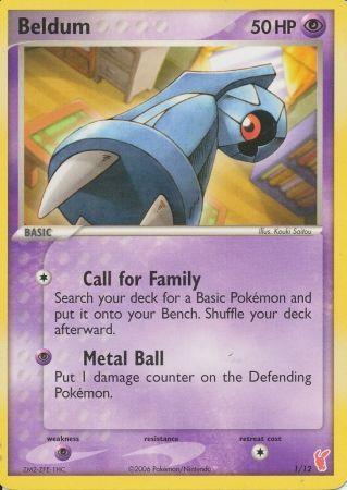 Beldum (1/12) [EX: Trainer Kit 2 - Plusle] (Online Only)