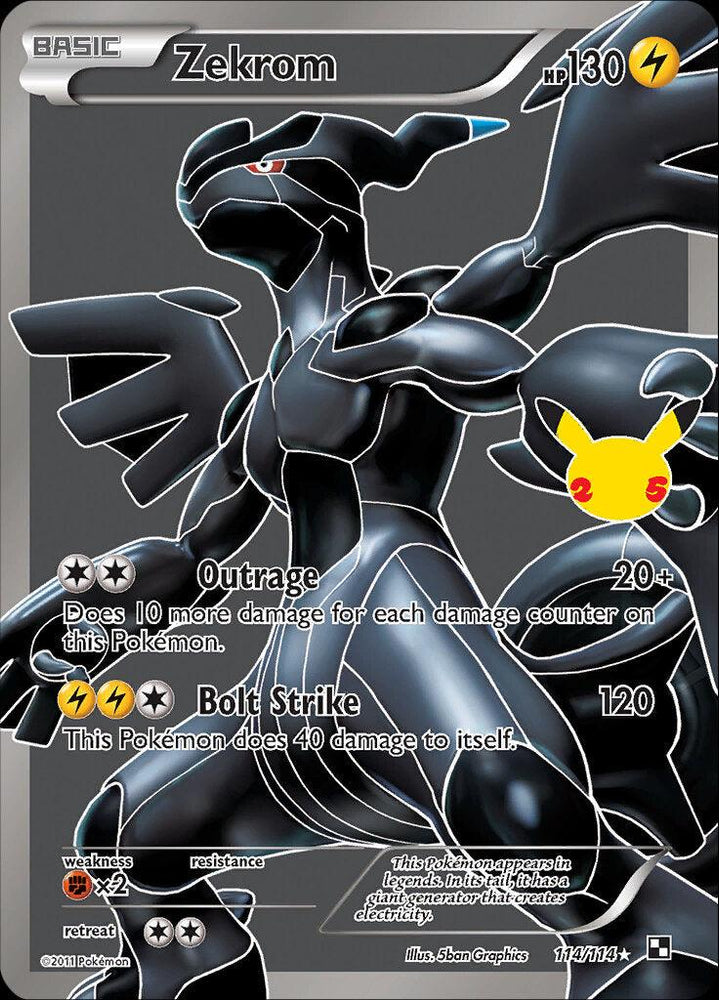 Zekrom (114/114) [Celebrations: 25th Anniversary - Classic Collection] (Online Only)