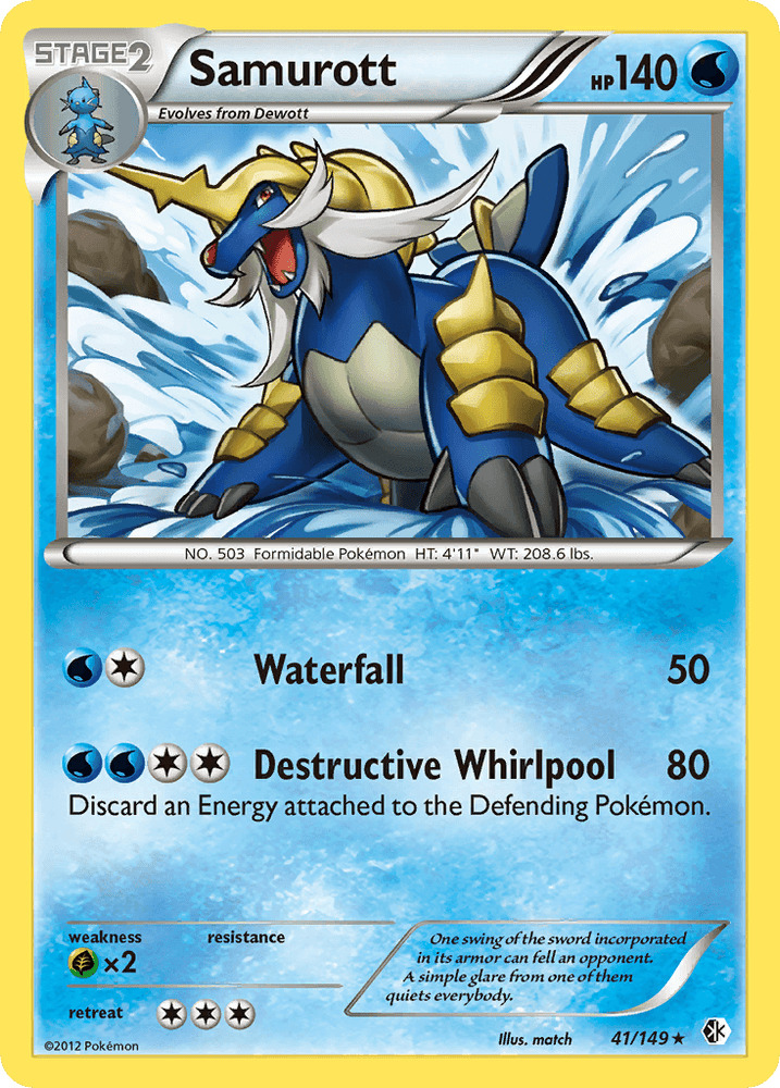 Samurott (41/149) [Black & White: Boundaries Crossed] (Online Only)