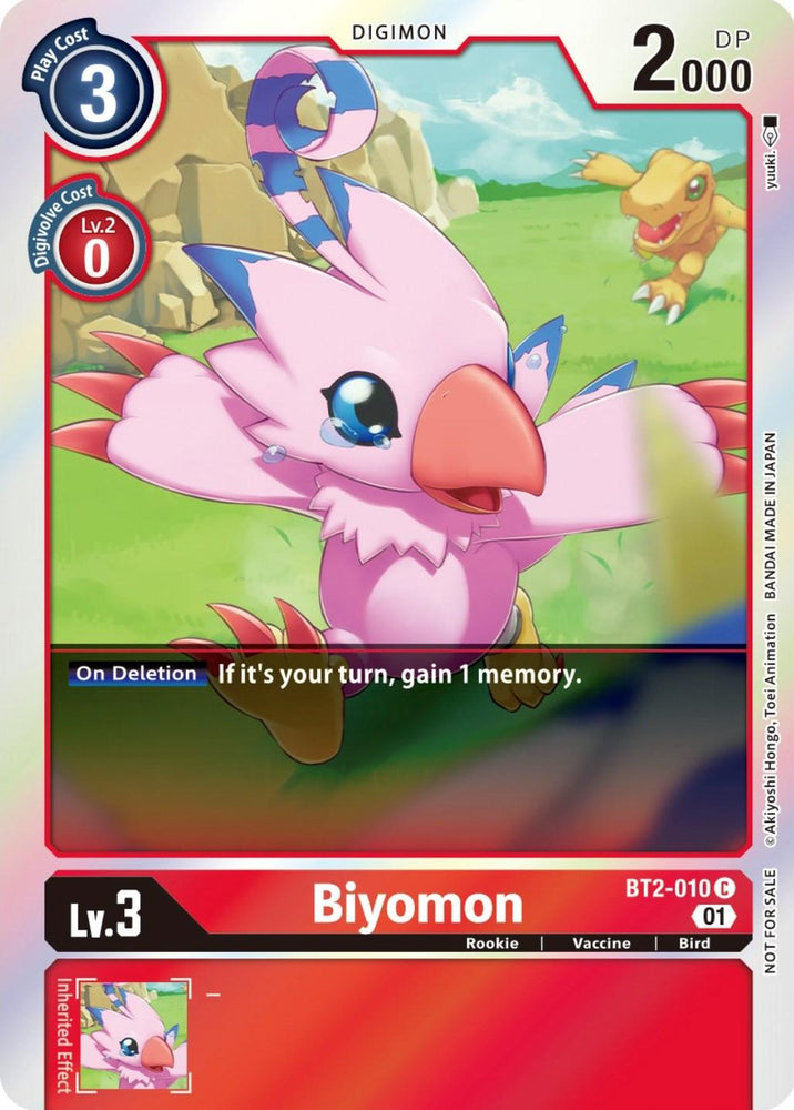 Biyomon [BT2-010] (ST-11 Special Entry Pack) [Release Special Booster Promos] (ONLINE ORDER ONLY)