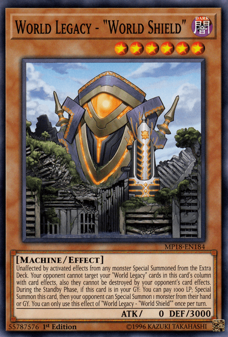 World Legacy - "World Shield" [MP18-EN184] Common (ONLINE ORDER ONLY)