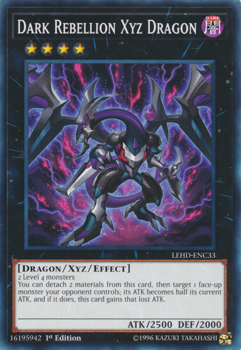 Dark Rebellion Xyz Dragon [LEHD-ENC33] Common (ONLINE ORDER ONLY)