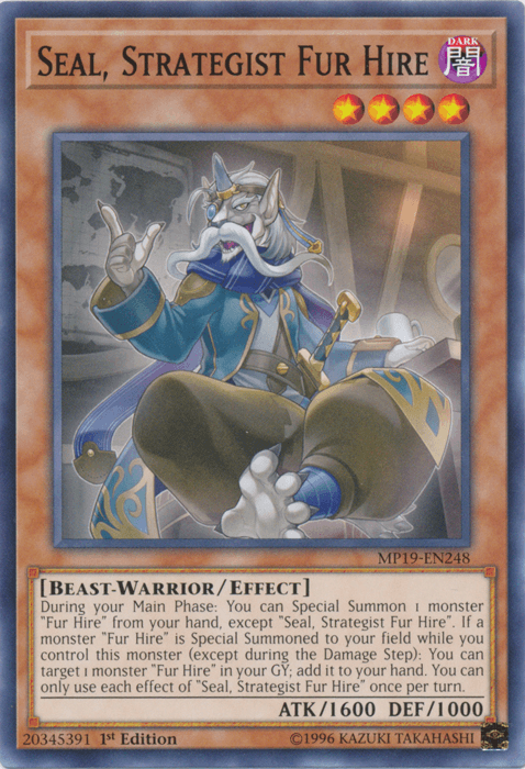 Seal, Strategist Fur Hire [MP19-EN248] Common (ONLINE ORDER ONLY)
