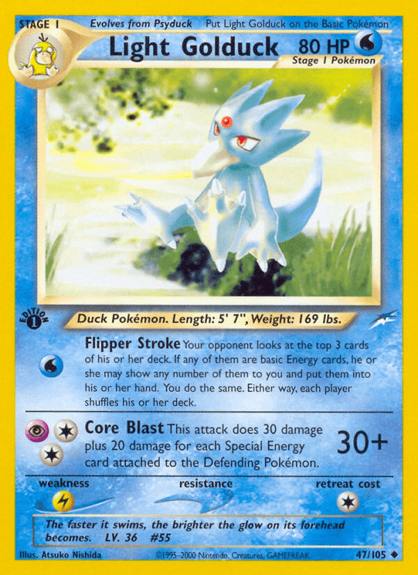Light Golduck (47/105) [Neo Destiny 1st Edition] (Online Only)