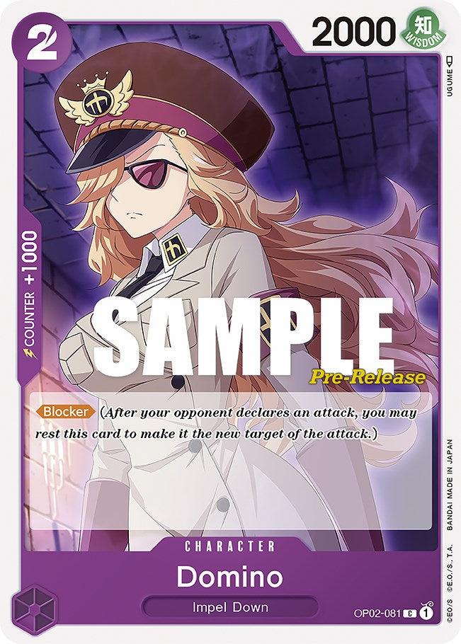 Domino [Paramount War Pre-Release Cards] (ONLINE ORDER ONLY)