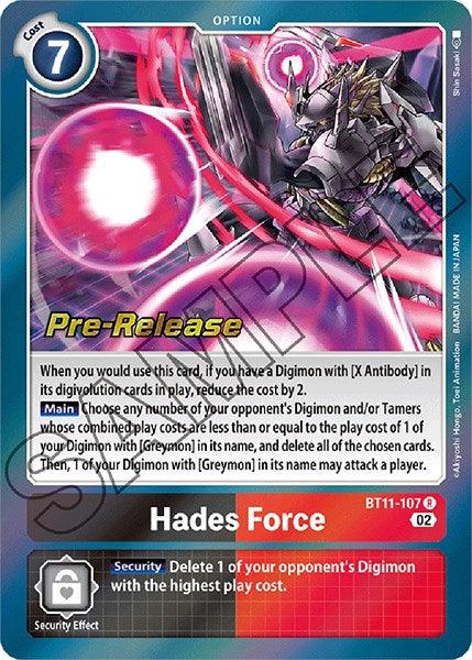 Hades Force [BT11-107] [Dimensional Phase Pre-Release Promos] (ONLINE ORDER ONLY)