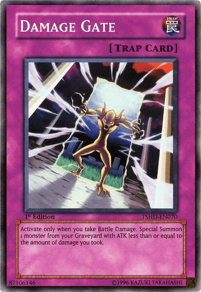 Damage Gate [TSHD-EN070] Super Rare (ONLINE ORDER ONLY)