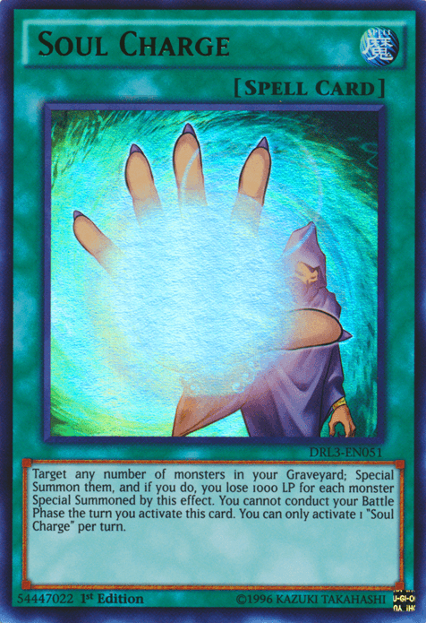 Soul Charge [DRL3-EN051] Ultra Rare (ONLINE ORDER ONLY)