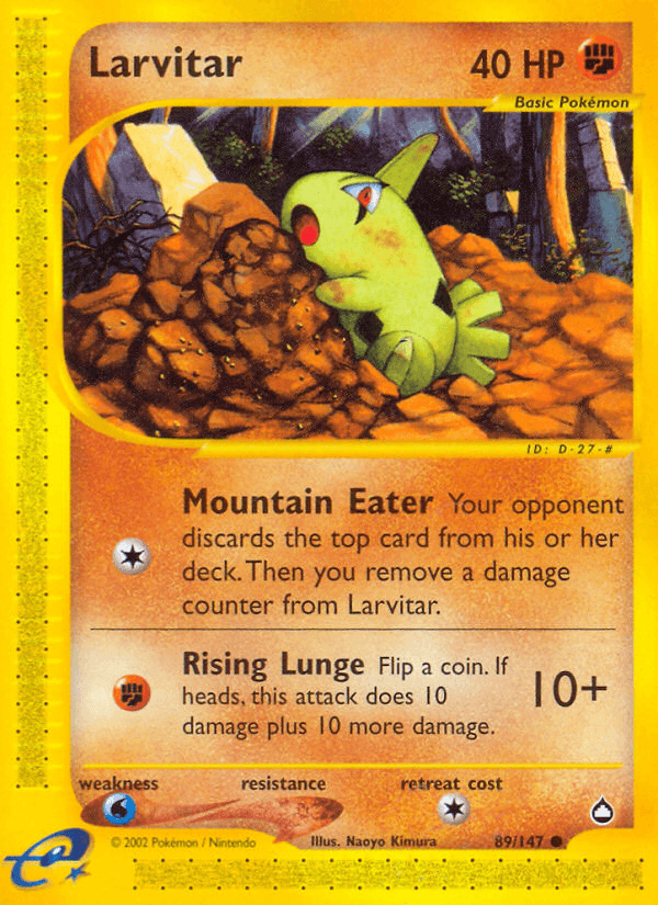 Larvitar (89/147) [Aquapolis] (Online Only)