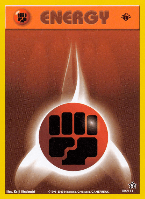 Fighting Energy (106/111) [Neo Genesis 1st Edition] (Online Only)