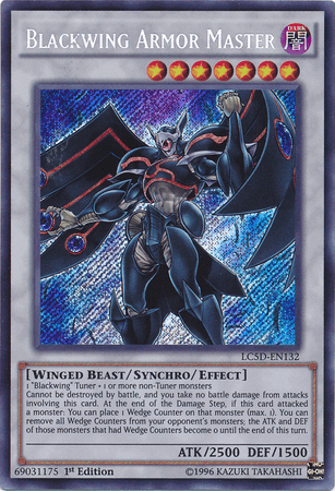 Blackwing Armor Master [LC5D-EN132] Secret Rare (ONLINE ORDER ONLY)