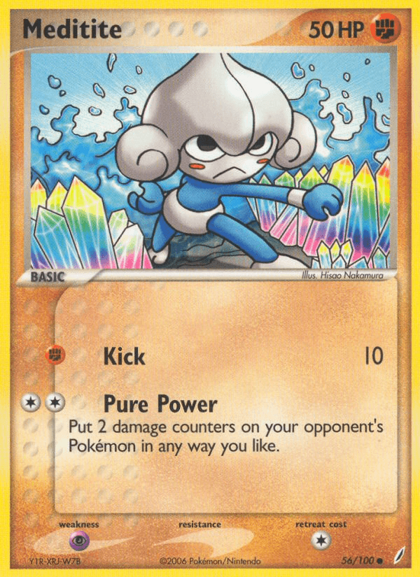 Meditite (56/100) [EX: Crystal Guardians] (Online Only)
