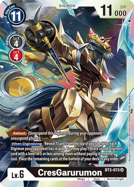 CresGarurumon [BT3-073] [Release Special Booster Ver.1.5] (ONLINE ORDER ONLY)