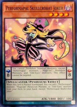 Performapal Skullcrobat Joker [OP19-EN021] Common (ONLINE ORDER ONLY)
