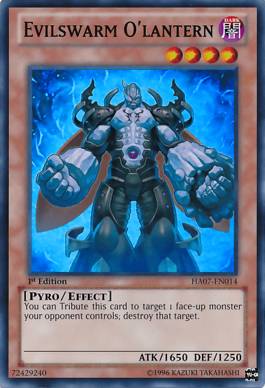 Evilswarm O'lantern [HA07-EN014] Super Rare (ONLINE ORDER ONLY)
