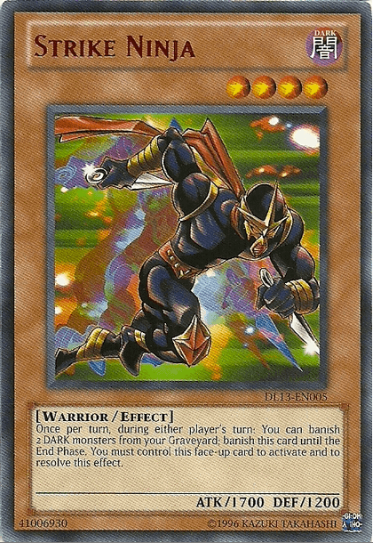 Strike Ninja (Red) [DL13-EN005] Rare (ONLINE ORDER ONLY)