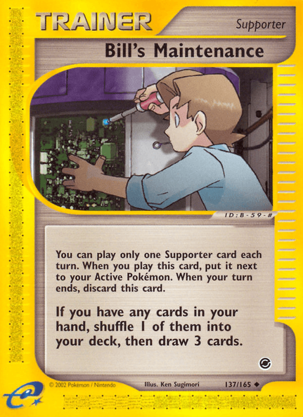 Bill's Maintenance (137/165) [Expedition: Base Set] (Online Only)