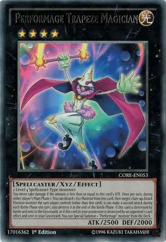 Performage Trapeze Magician [CORE-EN053] Rare (ONLINE ORDER ONLY)