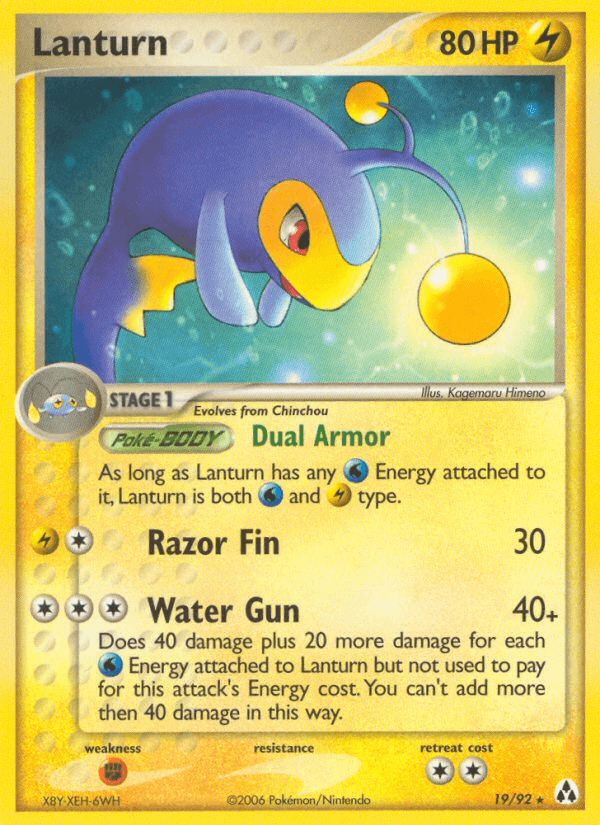 Lanturn (19/92) [EX: Legend Maker] (Online Only)