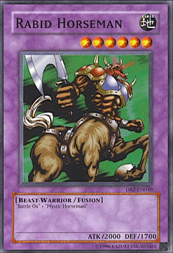 Rabid Horseman [DB2-EN049] Common (ONLINE ORDER ONLY)