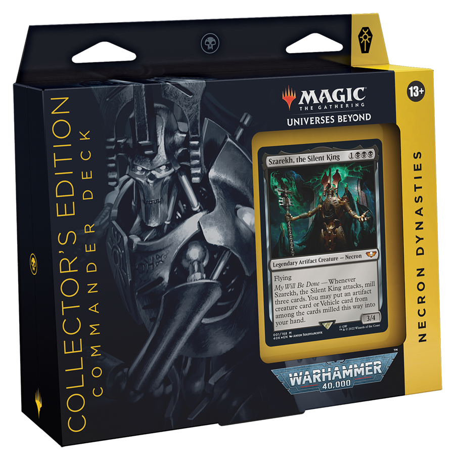 Warhammer 40,000 - Commander Deck (Necron Dynasties - Collector's Edition) (ONLINE ORDER ONLY)