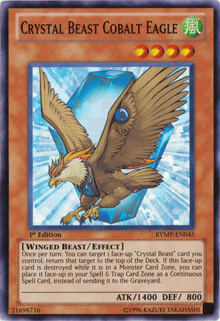 Crystal Beast Cobalt Eagle [RYMP-EN045] Super Rare (ONLINE ORDER ONLY)