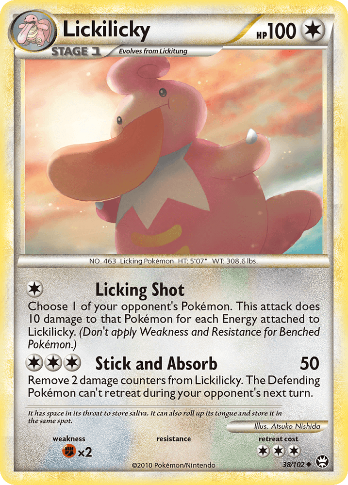 Lickilicky (38/102) [HeartGold & SoulSilver: Triumphant] (Online Only)