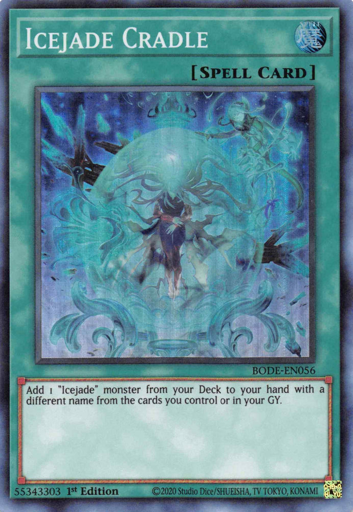 Icejade Cradle [BODE-EN056] Super Rare (ONLINE ORDER ONLY)