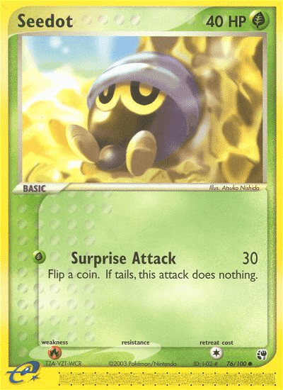 Seedot (76/100) [EX: Sandstorm] (Online Only)