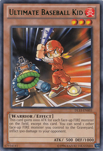 Ultimate Baseball Kid (Green) [DL15-EN003] Rare (ONLINE ORDER ONLY)