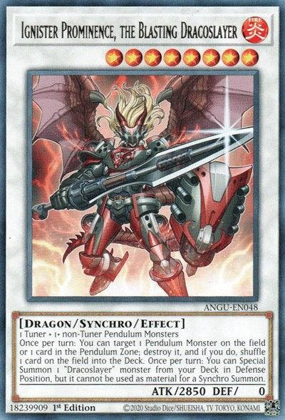 Ignister Prominence, the Blasting Dracoslayer (Rare) [ANGU-EN048] Rare (ONLINE ORDER ONLY)