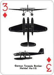 World War II Airplane Spotter Playing Cards Deck (ONLINE ORDER ONLY)