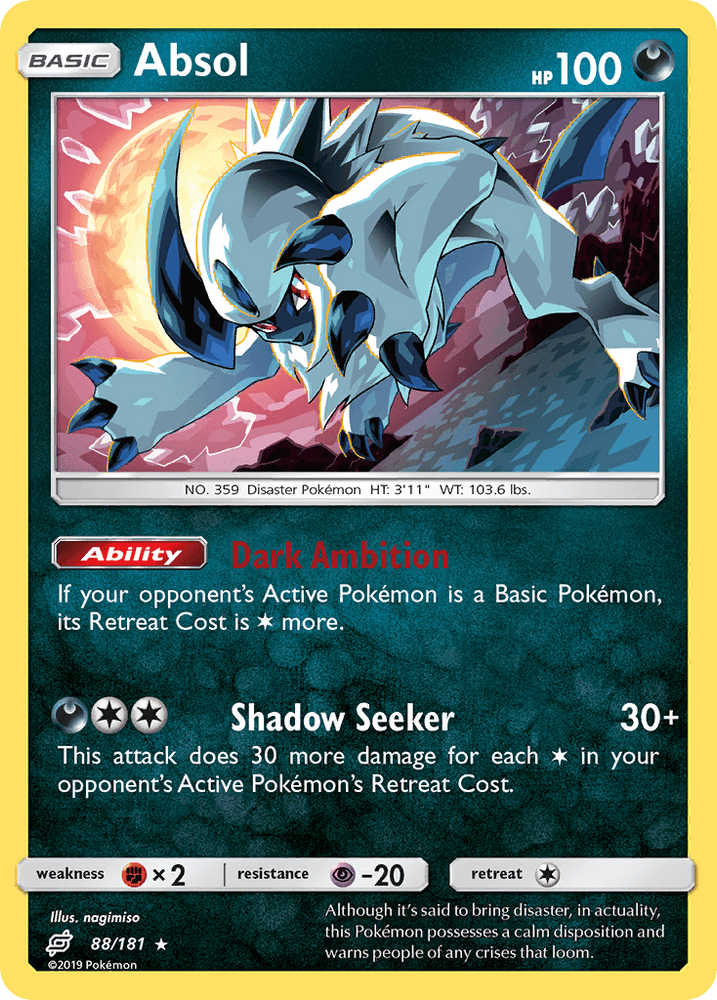 Absol (88/181) [Sun & Moon: Team Up] (Online Only)