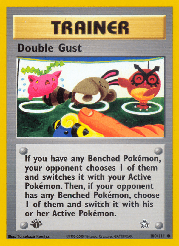 Double Gust (100/111) [Neo Genesis 1st Edition] (Online Only)