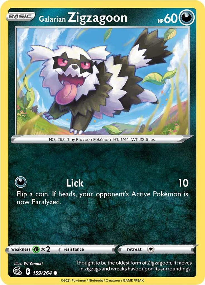 Galarian Zigzagoon (159/264) [Sword & Shield: Fusion Strike] (Online Only)