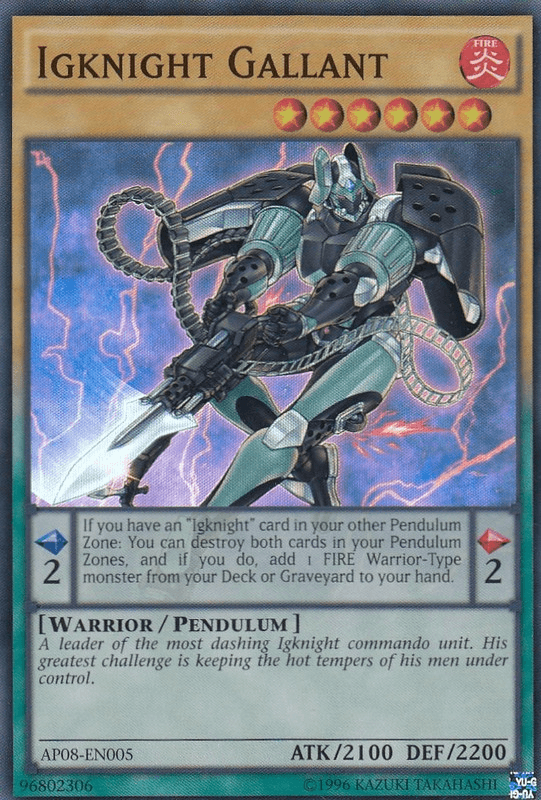 Igknight Gallant [AP08-EN005] Super Rare (ONLINE ORDER ONLY)