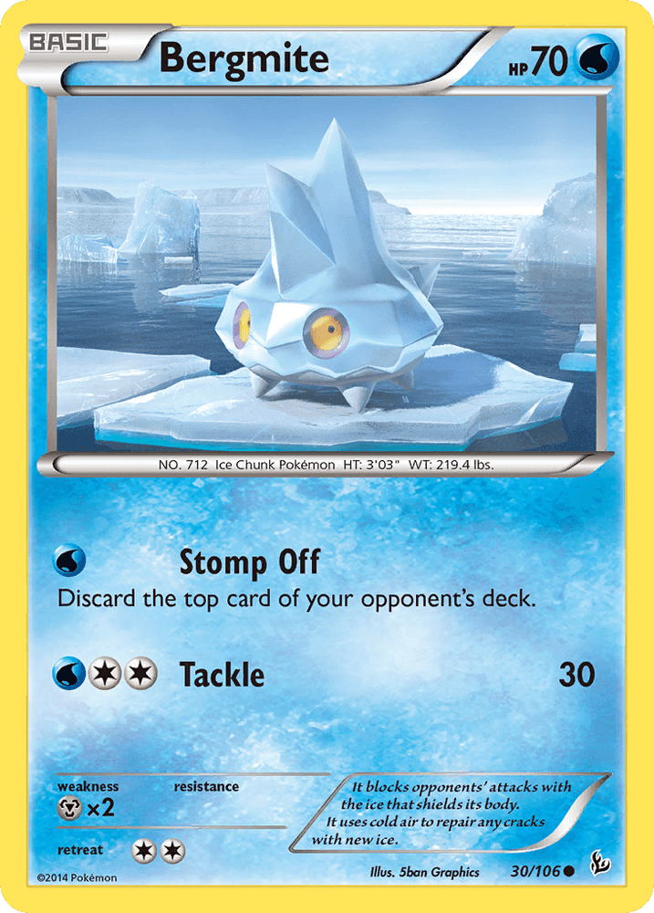 Bergmite (30/106) [XY: Flashfire] (Online Only)