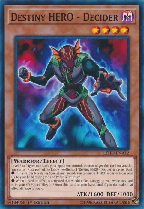 Destiny Hero - Decider [LEHD-ENA12] Common (ONLINE ORDER ONLY)