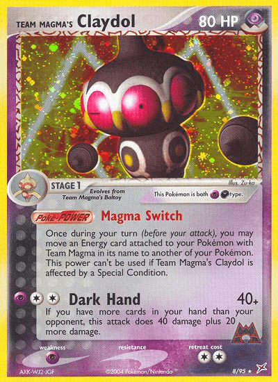 Team Magma's Claydol (8/95) [EX: Team Magma vs Team Aqua] (Online Only)