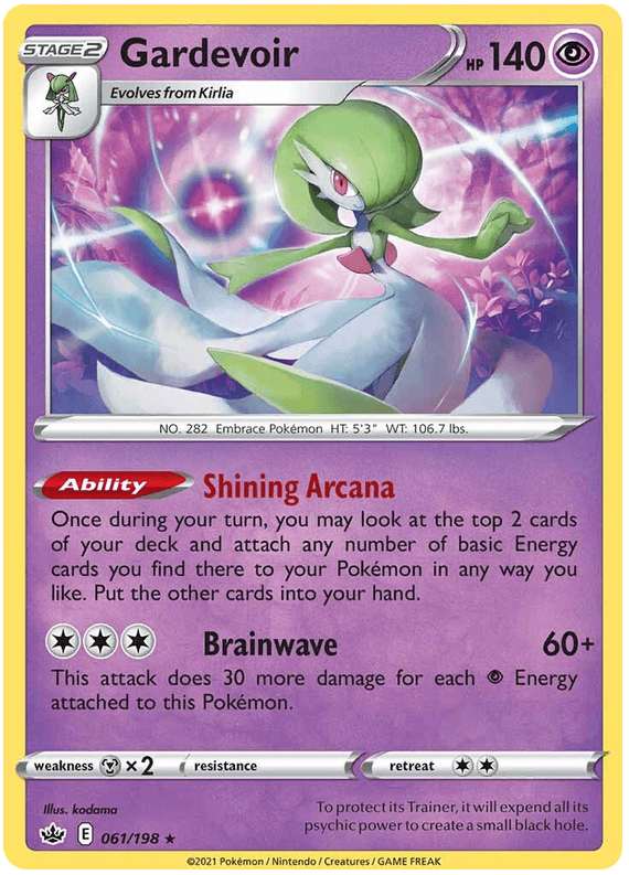 Gardevoir (061/198) (Theme Deck Exclusive) [Sword & Shield: Chilling Reign] (Online Only)