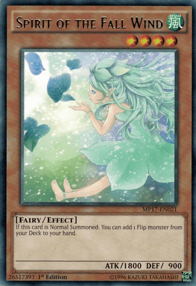 Spirit of the Fall Wind [MP17-EN021] Rare (ONLINE ORDER ONLY)