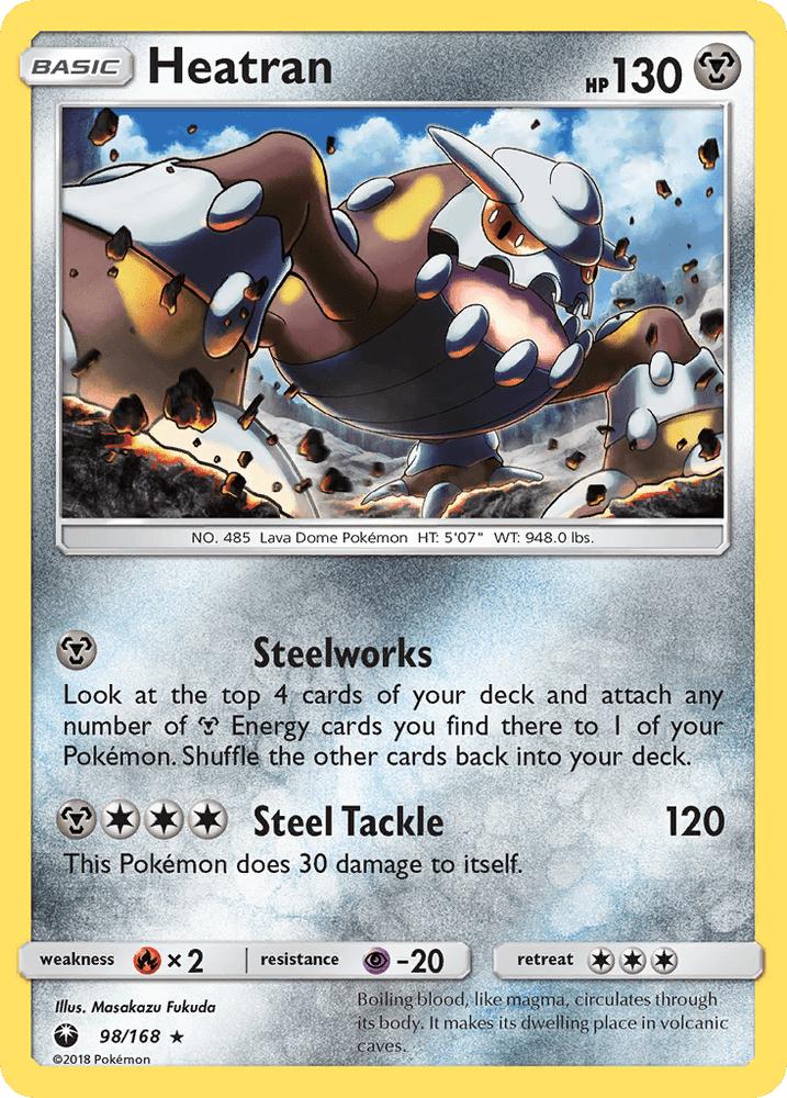 Heatran (98/168) [Sun & Moon: Celestial Storm] (Online Only)
