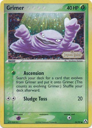 Grimer (54/92) (Stamped) [EX: Legend Maker] (Online Only)