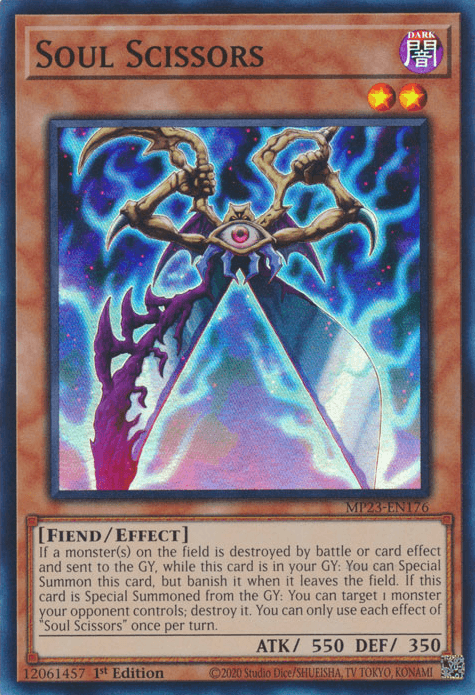 Soul Scissors [MP23-EN176] Super Rare (ONLINE ORDER ONLY)