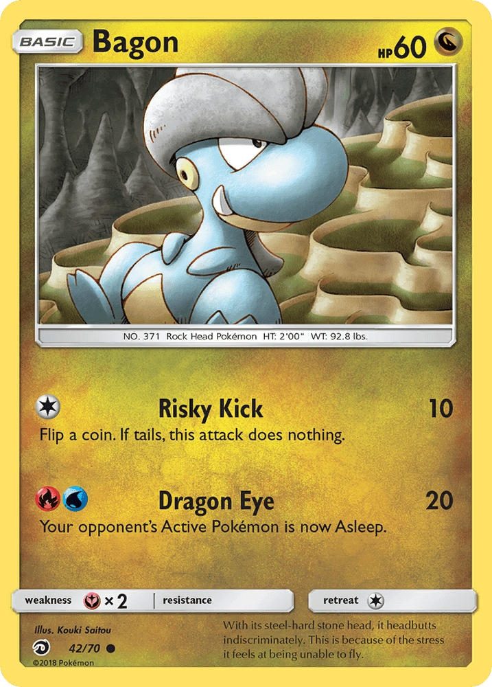 Bagon (42/70) [Sun & Moon: Dragon Majesty] (Online Only)