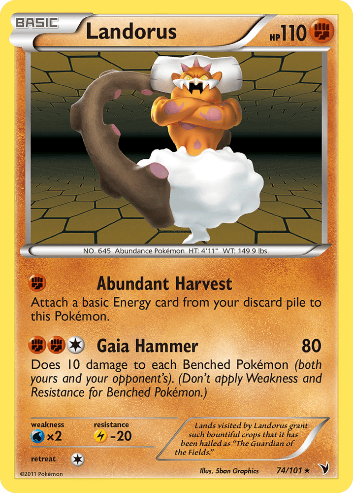 Landorus (74/101) [Black & White: Noble Victories] (Online Only)