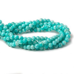 6mm Amazonite Plain Rounds 16 inch 67 beads AA (ONLINE ORDER ONLY)